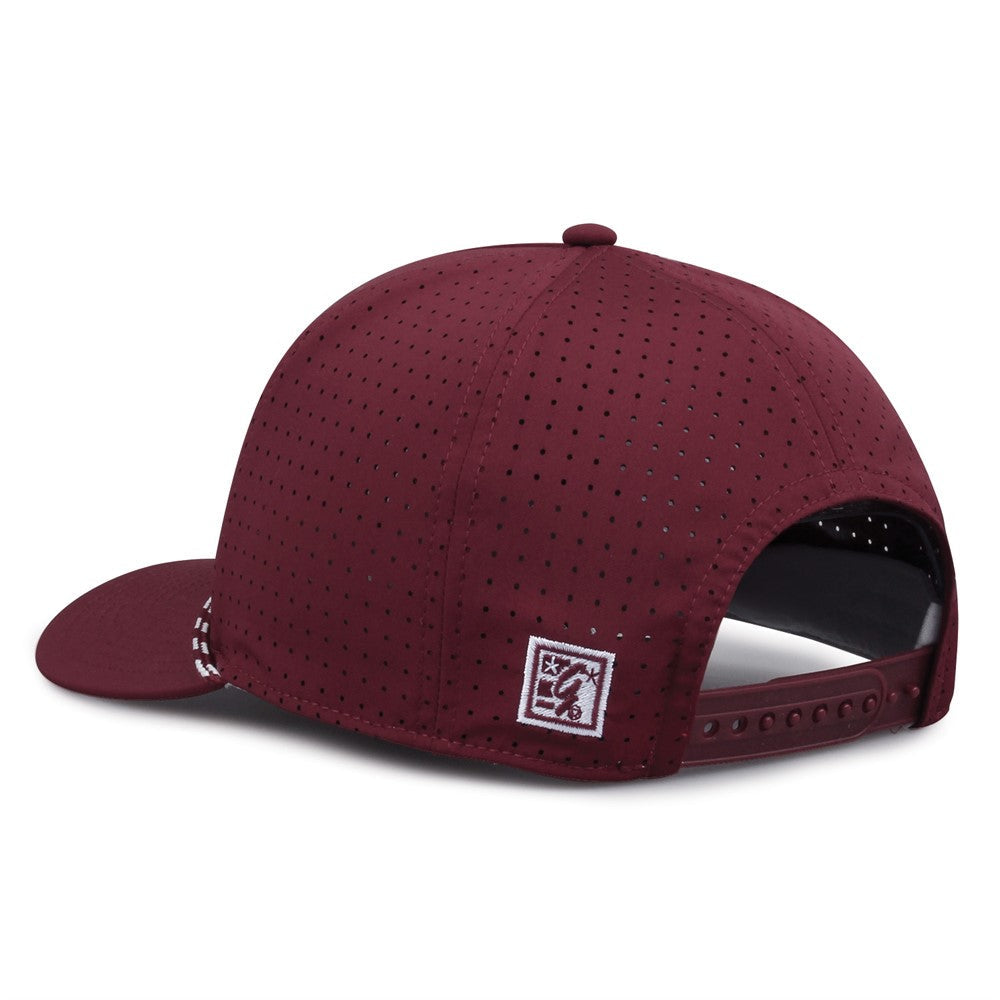 The Game Gb530 5 Panel Perforated Gamechanger Cap - Cardinal