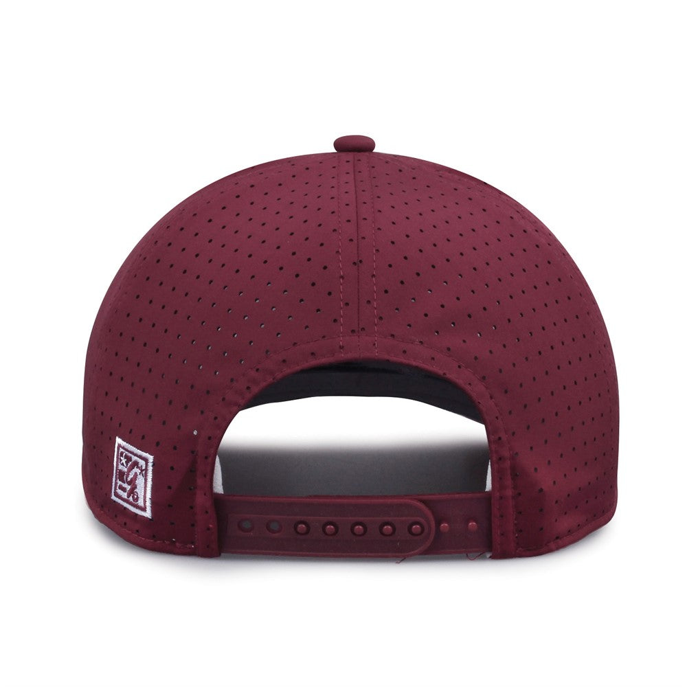 The Game Gb530 5 Panel Perforated Gamechanger Cap - Cardinal