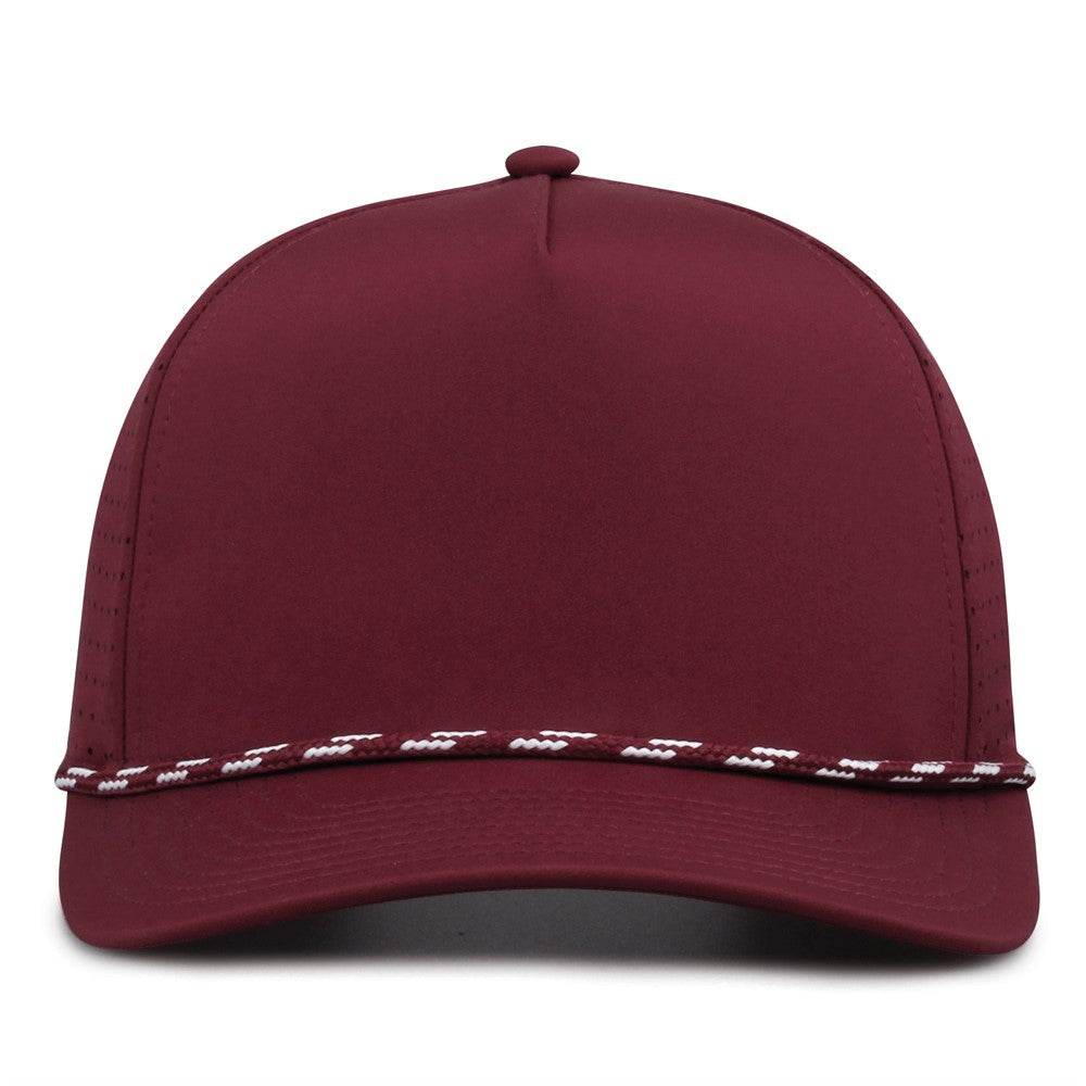 The Game Gb530 5 Panel Perforated Gamechanger Cap - Cardinal