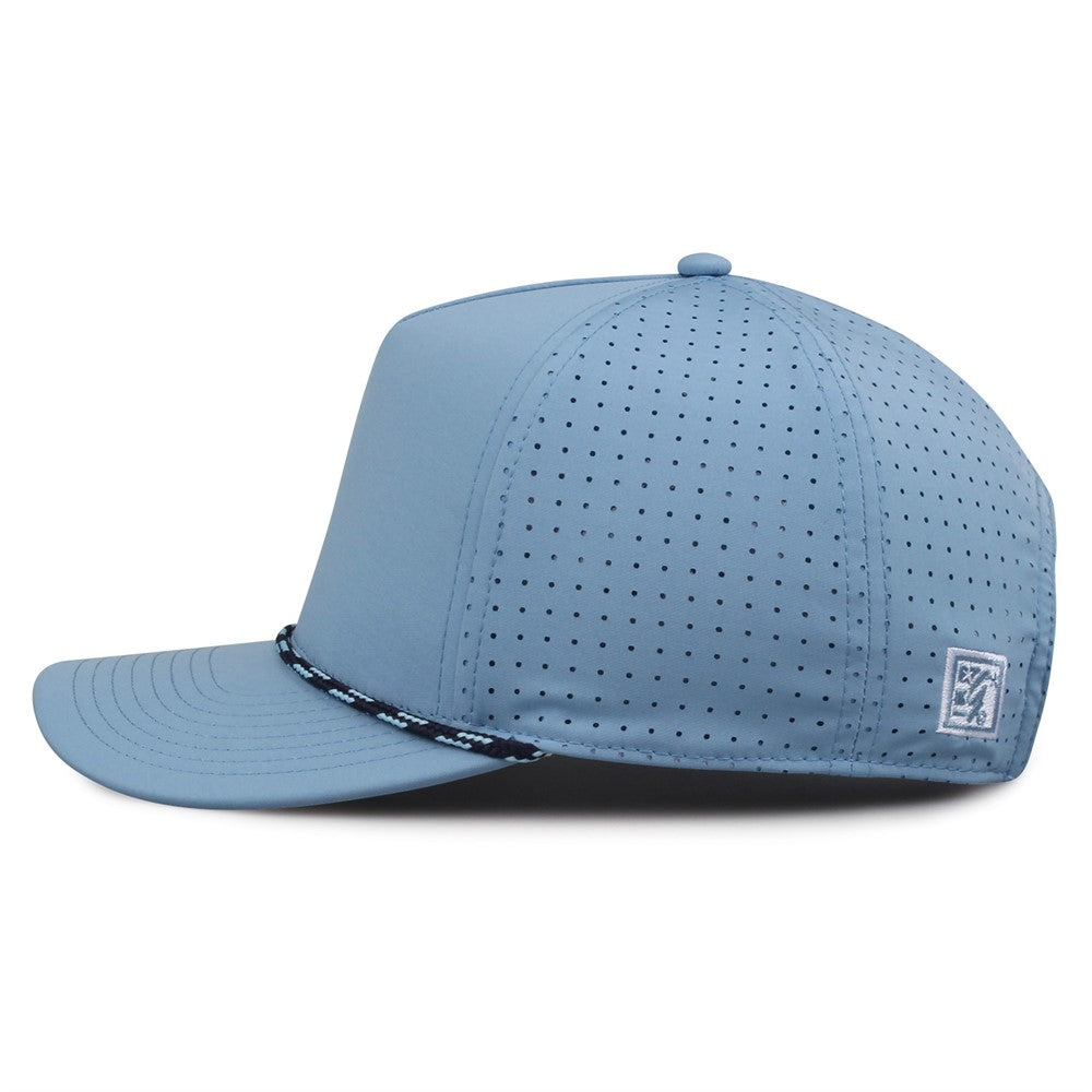 The Game Gb530 5 Panel Perforated Gamechanger Cap - Columbia Blue