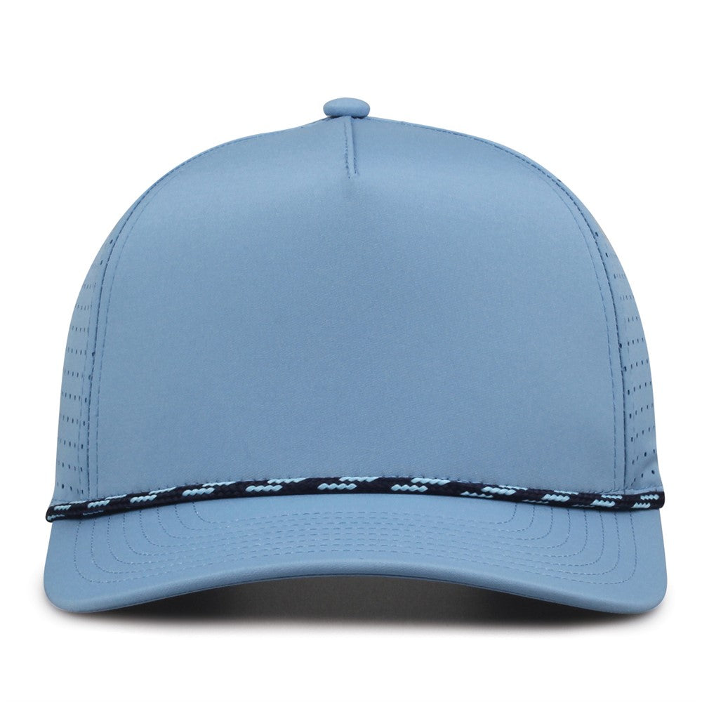 The Game Gb530 5 Panel Perforated Gamechanger Cap - Columbia Blue