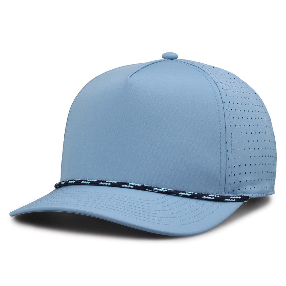 The Game Gb530 5 Panel Perforated Gamechanger Cap - Columbia Blue