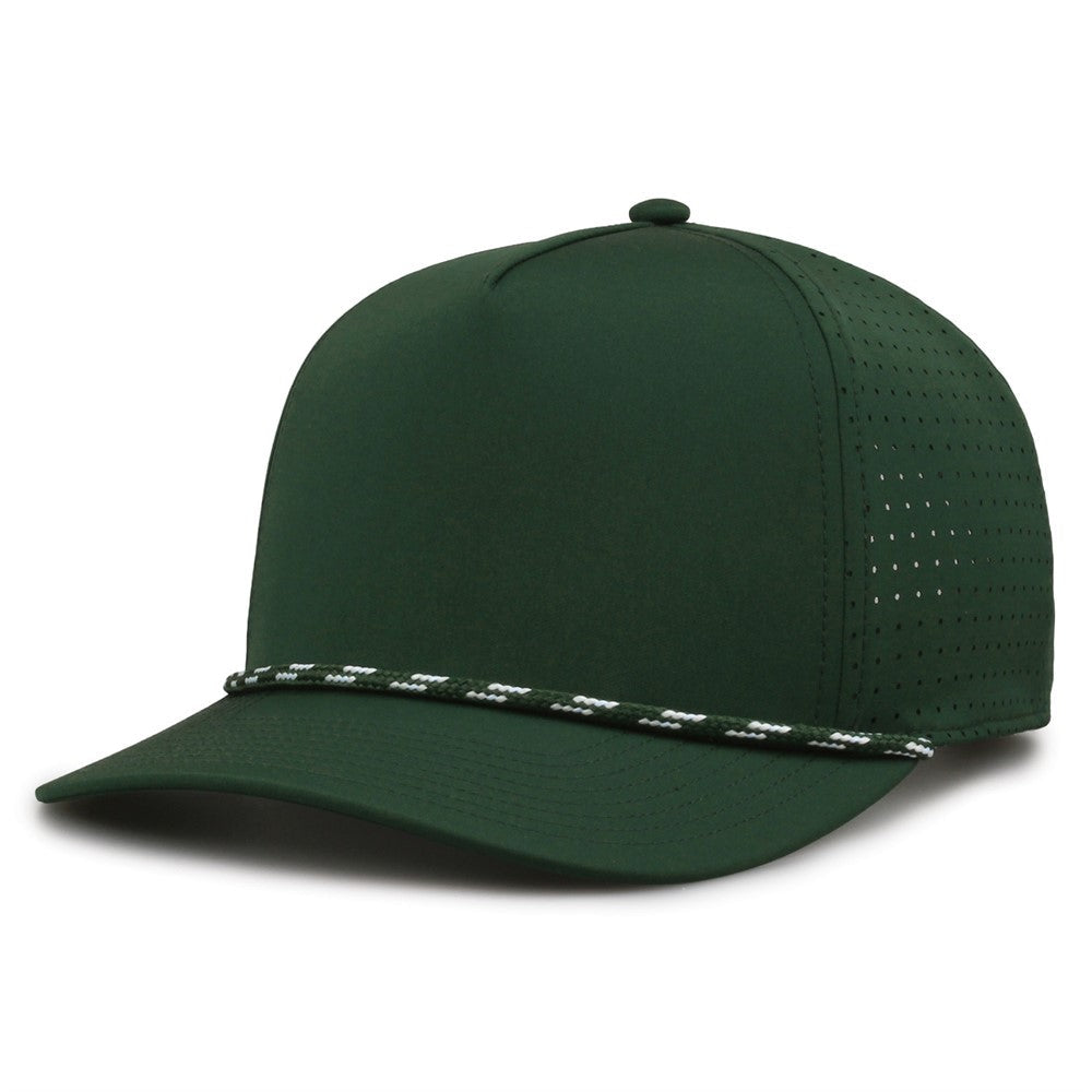 The Game Gb530 5 Panel Perforated Gamechanger Cap - Dark Green