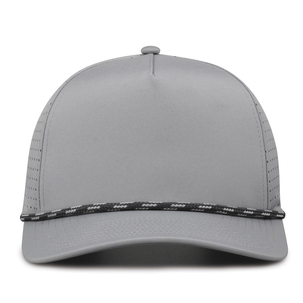 The Game Gb530 5 Panel Perforated Gamechanger Cap - Gray