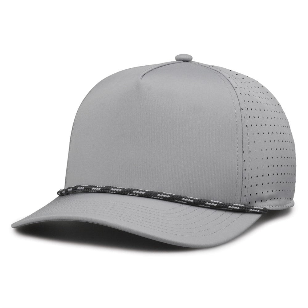 The Game Gb530 5 Panel Perforated Gamechanger Cap - Gray