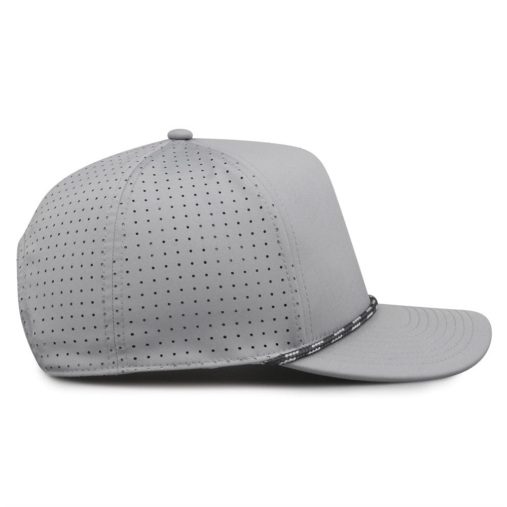 The Game Gb530 5 Panel Perforated Gamechanger Cap - Gray