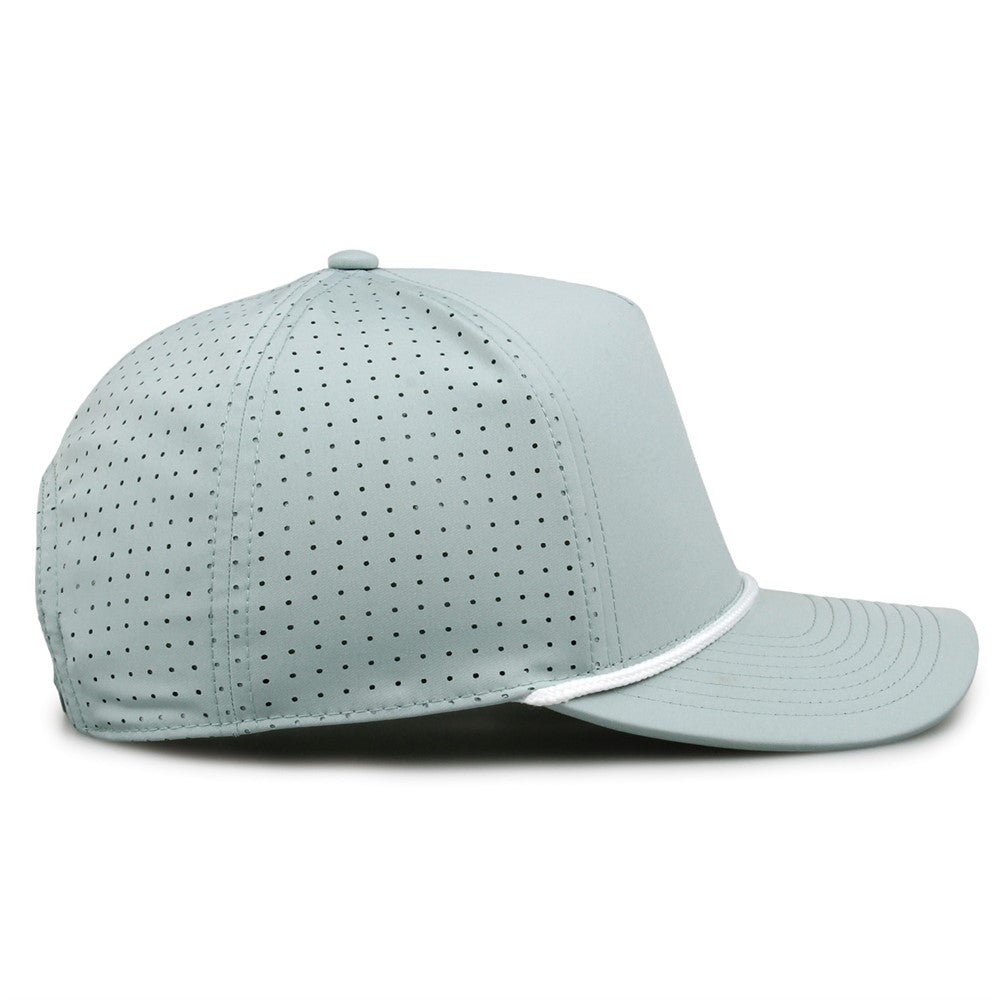 The Game Gb530 5 Panel Perforated Gamechanger Cap - Greenstone