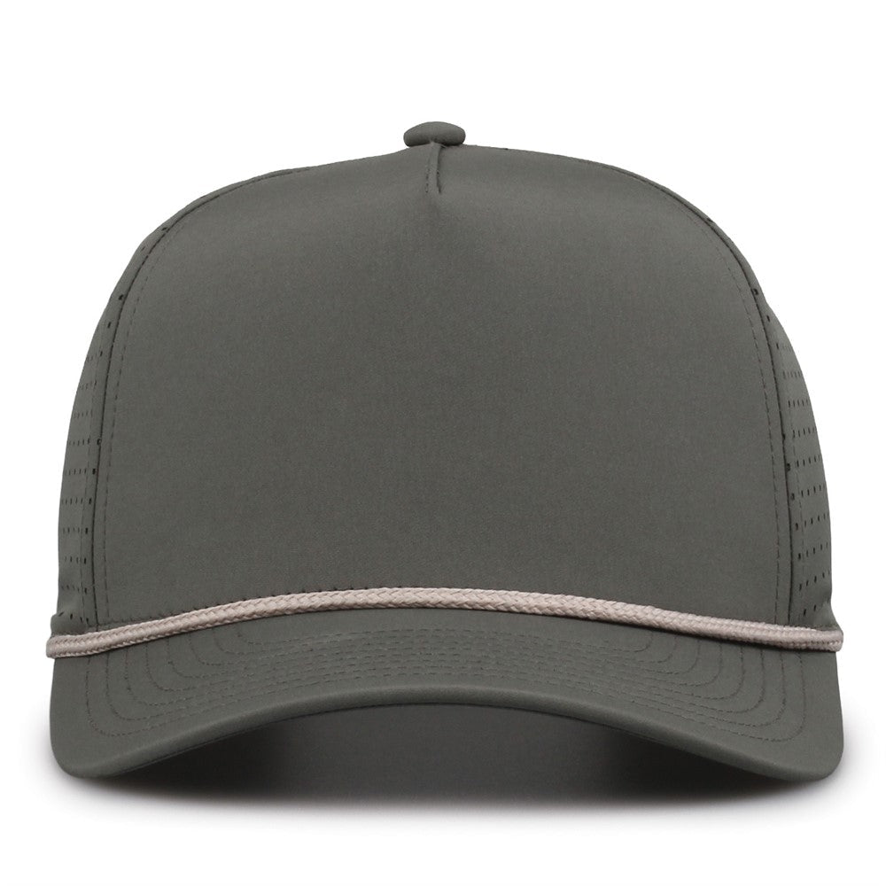 The Game Gb530 5 Panel Perforated Gamechanger Cap - Light Olive