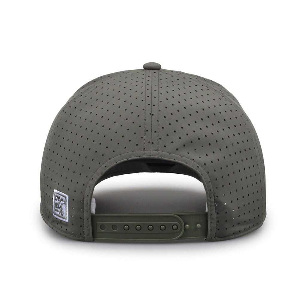 The Game Gb530 5 Panel Perforated Gamechanger Cap - Light Olive