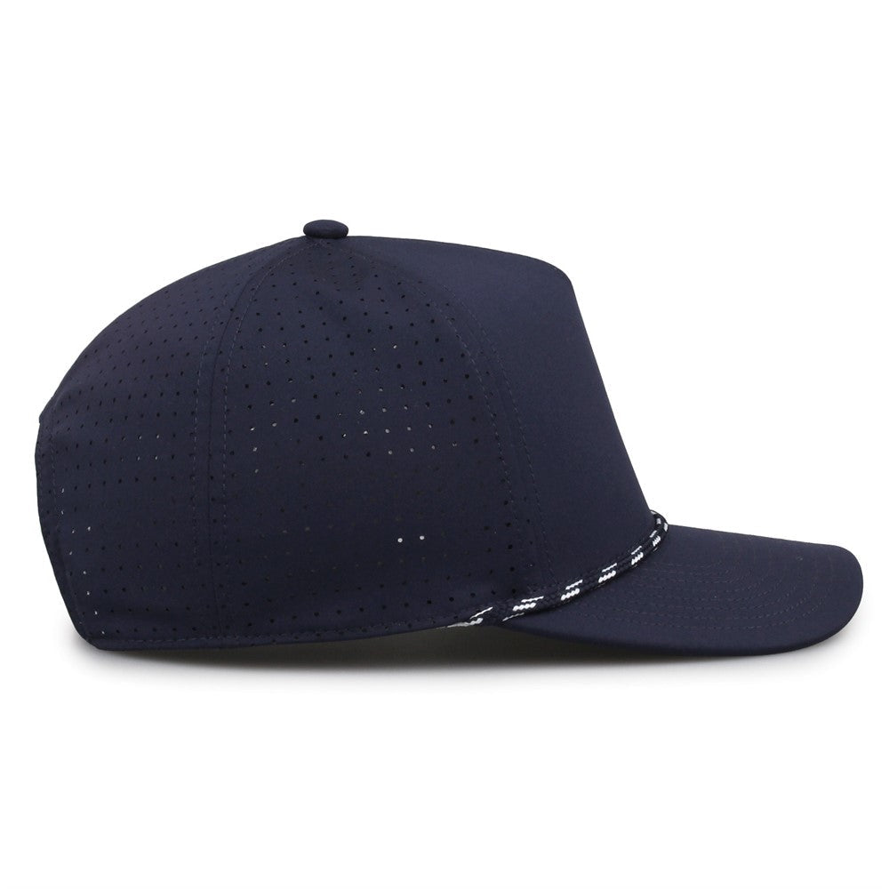 The Game Gb530 5 Panel Perforated Gamechanger Cap - Navy