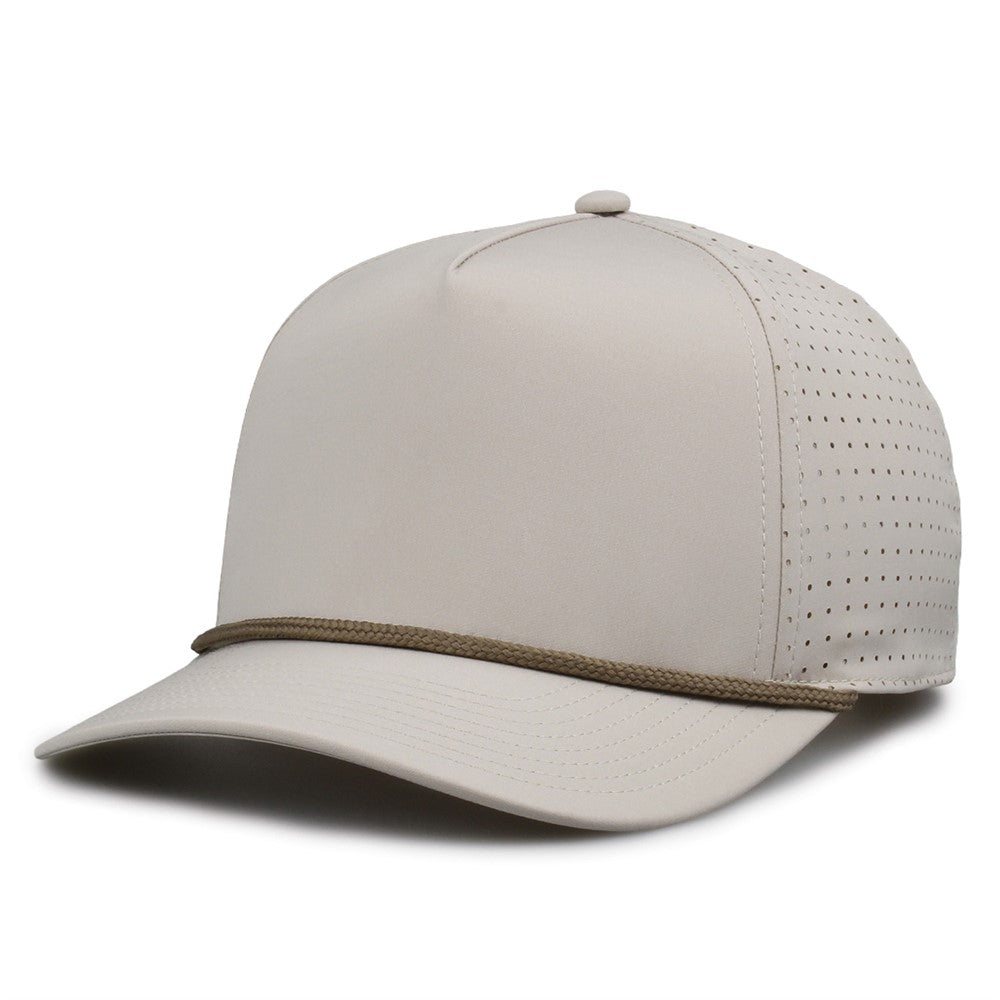 The Game Gb530 5 Panel Perforated Gamechanger Cap - Stone