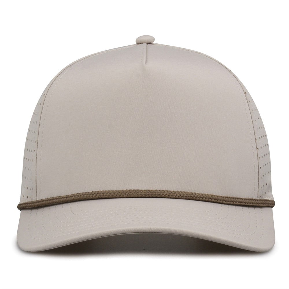 The Game Gb530 5 Panel Perforated Gamechanger Cap - Stone