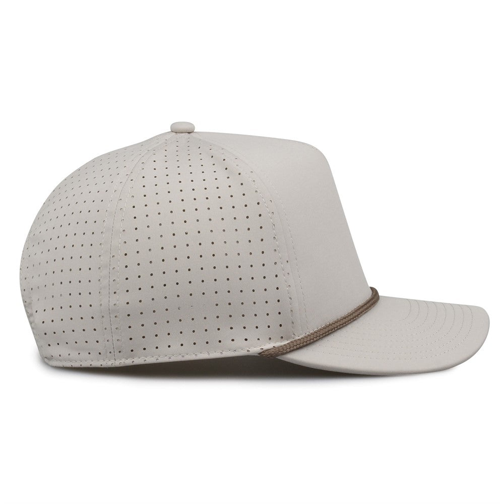 The Game Gb530 5 Panel Perforated Gamechanger Cap - Stone