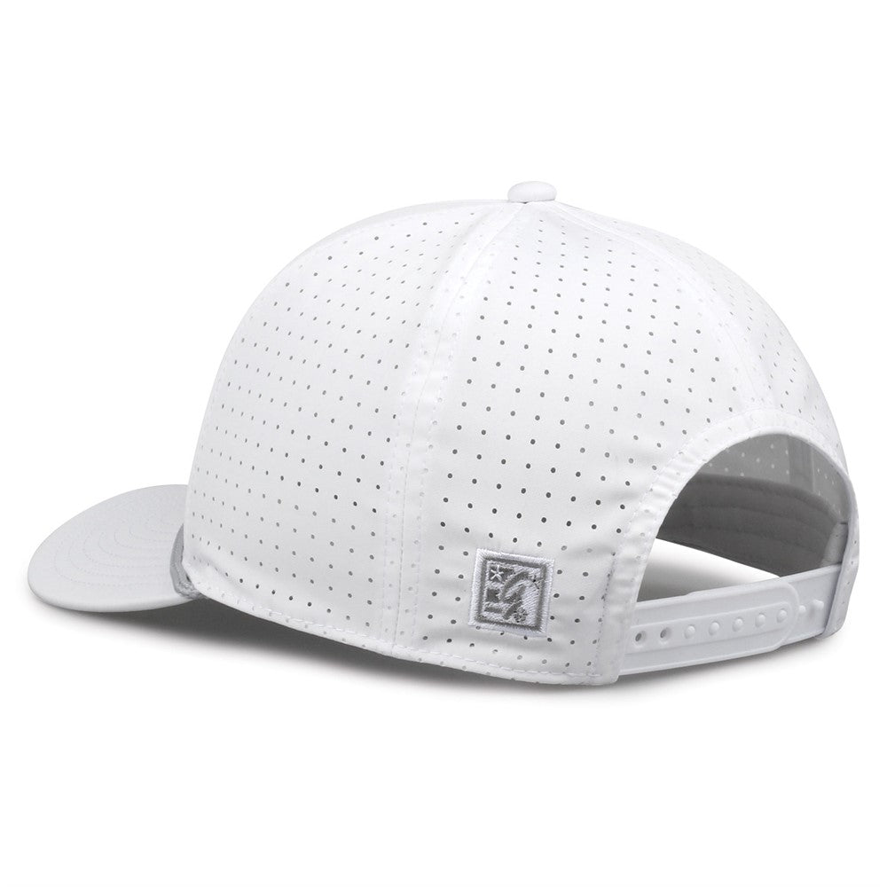 The Game Gb530 5 Panel Perforated Gamechanger Cap - White