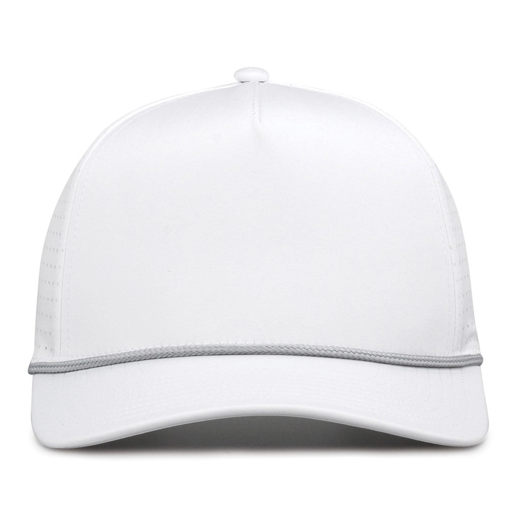 The Game Gb530 5 Panel Perforated Gamechanger Cap - White