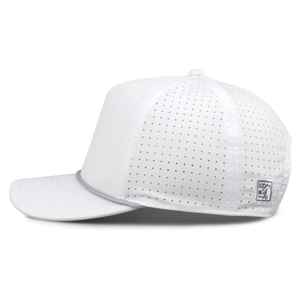 The Game Gb530 5 Panel Perforated Gamechanger Cap - White