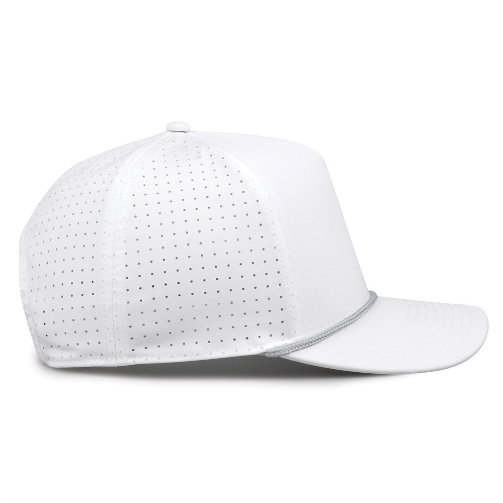The Game Gb530 5 Panel Perforated Gamechanger Cap - White