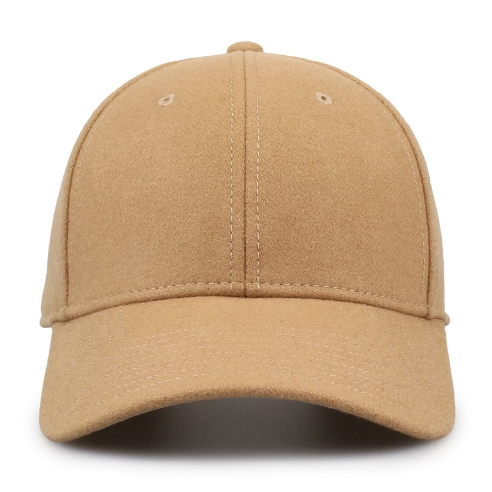 The Game Gb555 Wool with Leather Strap Cap - Camel