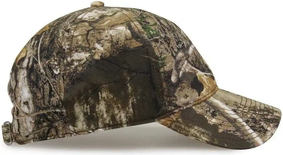 The Game Gb873 Camo Relaxed Cap - Realtree Edge