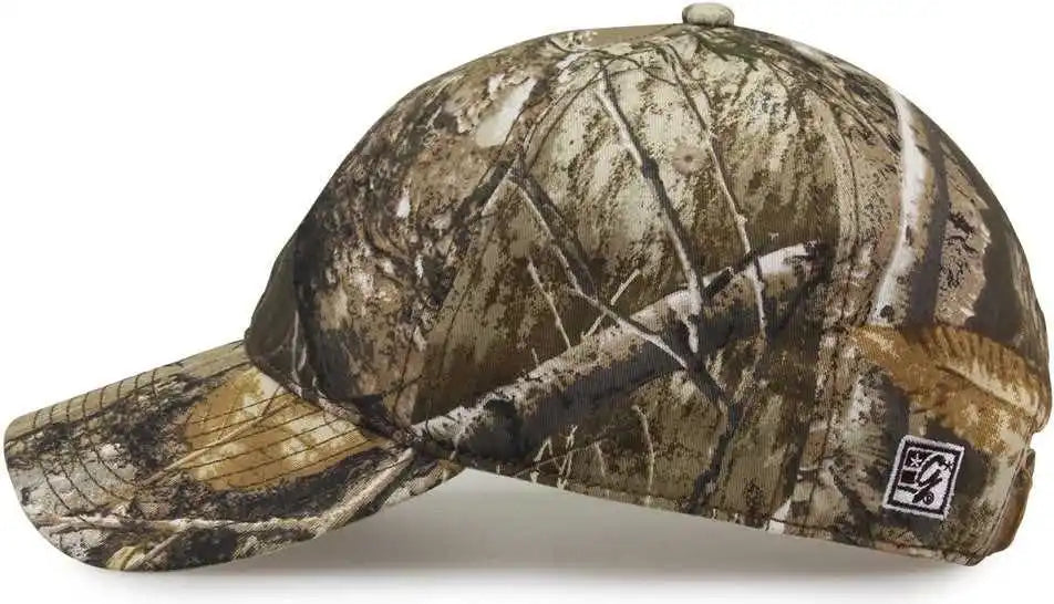 The Game Gb873 Camo Relaxed Cap - Realtree Edge