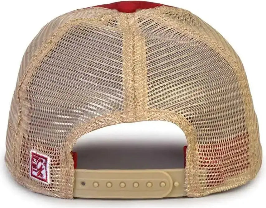The Game Gb880 Soft Trucker Cap - Cardinal