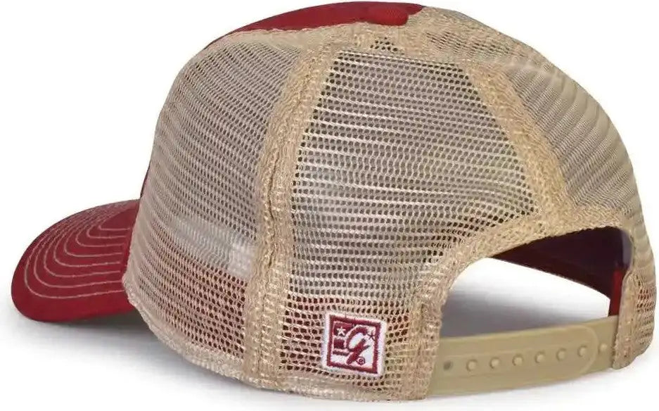 The Game Gb880 Soft Trucker Cap - Cardinal