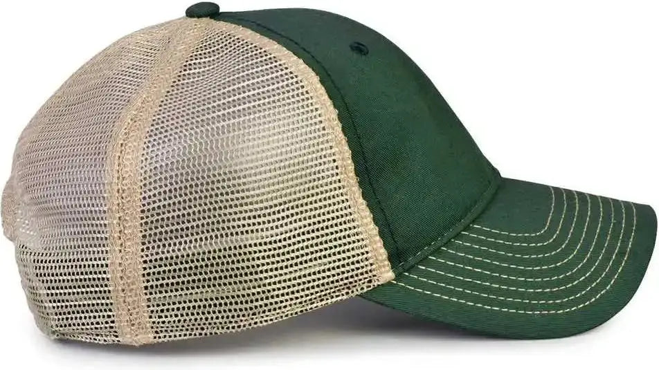 The Game Gb880 Soft Trucker Cap - Dark Green