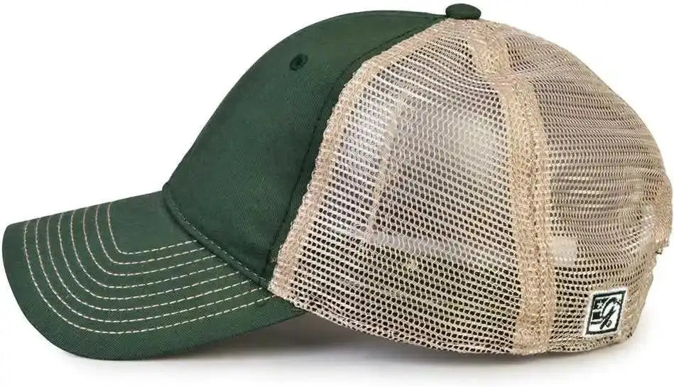 The Game Gb880 Soft Trucker Cap - Dark Green