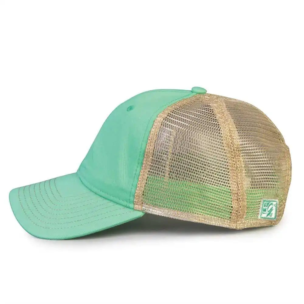 The Game Gb880 Soft Trucker Cap Gumdrop Mint Sand / one Size Fits Most