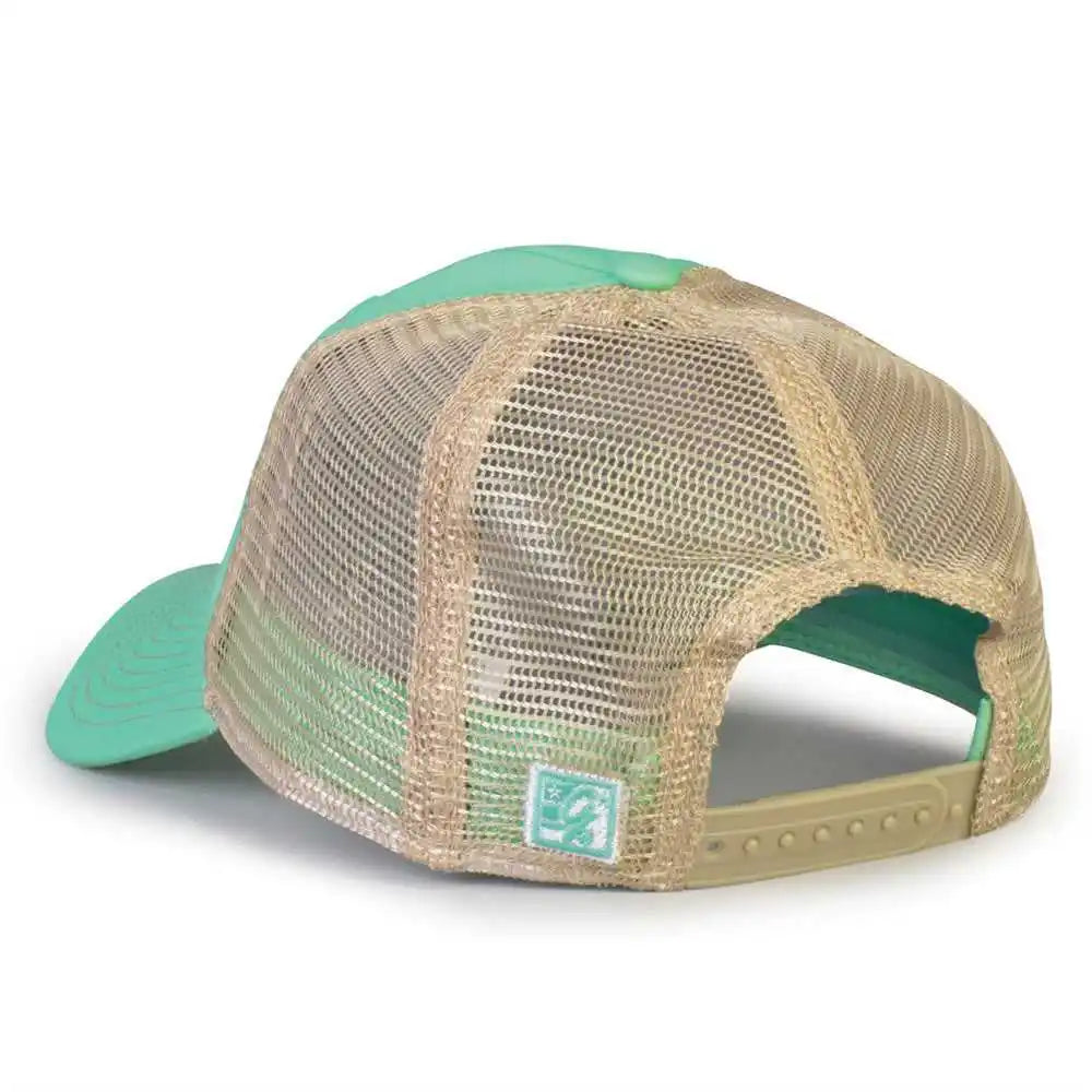 The Game Gb880 Soft Trucker Cap Gumdrop Mint Sand / one Size Fits Most