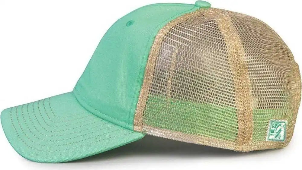 The Game Gb880 Soft Trucker Cap Gumdrop Mint Sand / one Size Fits Most