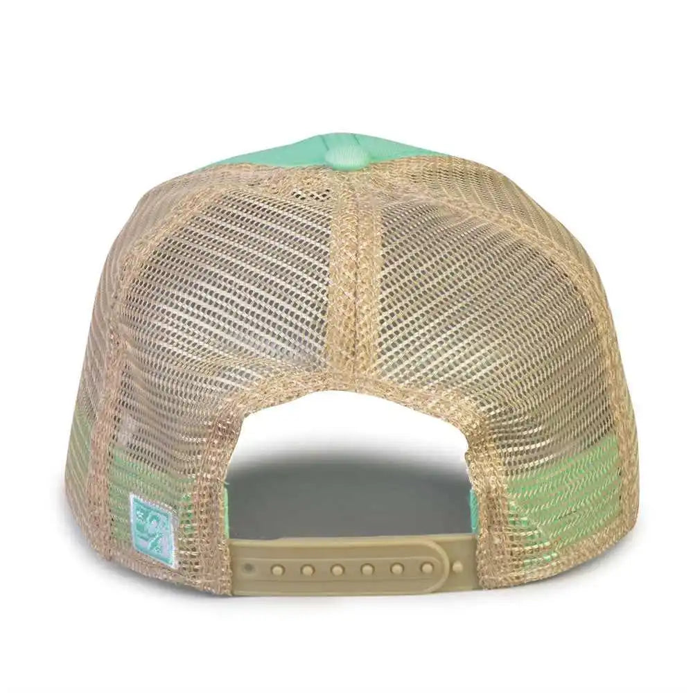 The Game Gb880 Soft Trucker Cap Gumdrop Mint Sand / one Size Fits Most