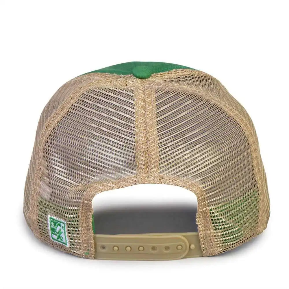 The Game Gb880 Soft Trucker Cap Kelly Sand / one Size Fits Most