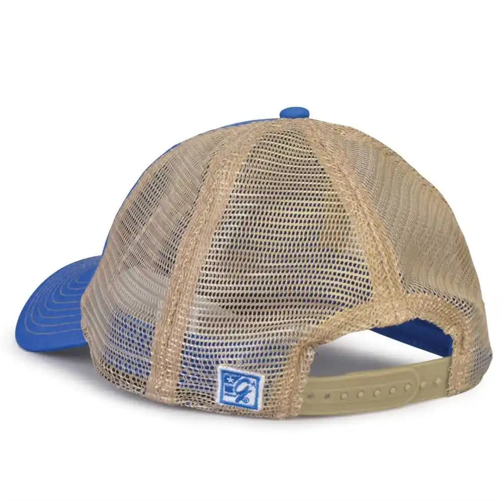 The Game Gb880 Soft Trucker Cap La Blue Sand / one Size Fits Most