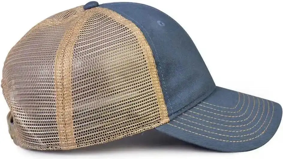 The Game Gb880 Soft Trucker Cap - Marine - Navy Sand / one Size Fits Most