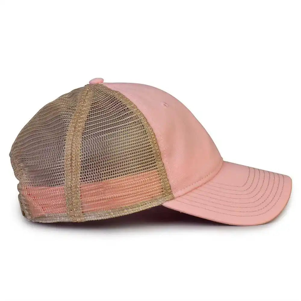 The Game Gb880 Soft Trucker Cap Pink Sand / one Size Fits Most