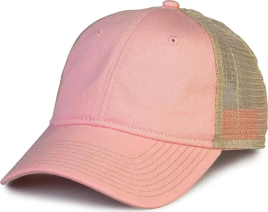 The Game Gb880 Soft Trucker Cap Pink Sand / one Size Fits Most