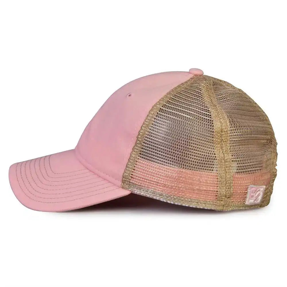 The Game Gb880 Soft Trucker Cap Pink Sand / one Size Fits Most