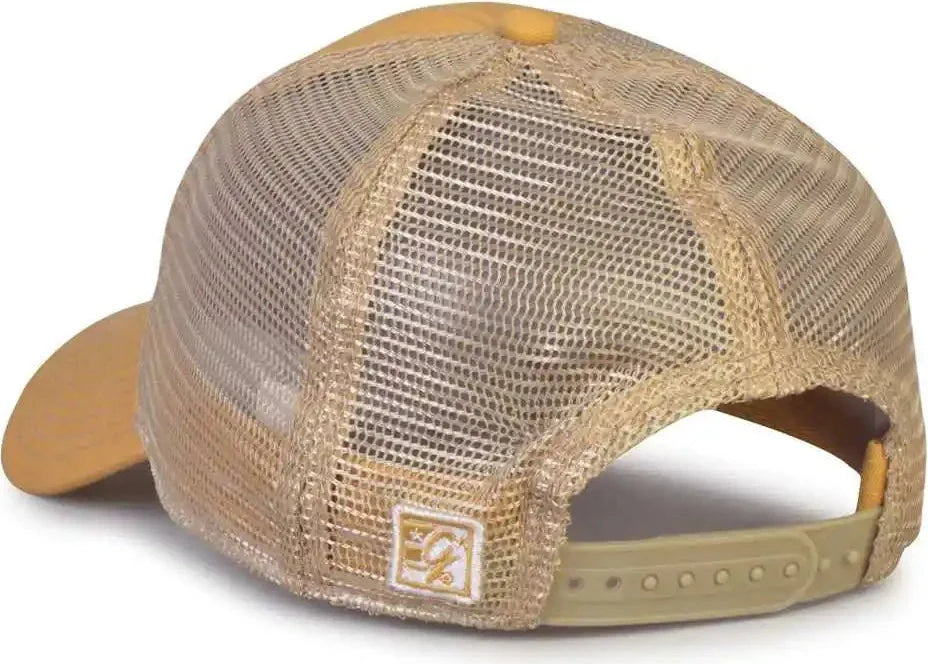 The Game Gb880 Soft Trucker Cap - Spirit Gold - Sand / one Size Fits Most