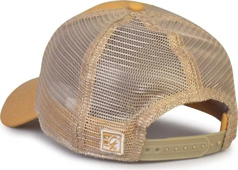 The Game Gb880 Soft Trucker Cap - Spirit Gold - Sand / one Size Fits Most
