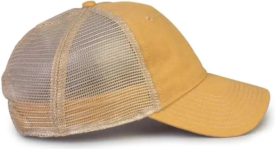 The Game Gb880 Soft Trucker Cap - Spirit Gold - Sand / one Size Fits Most