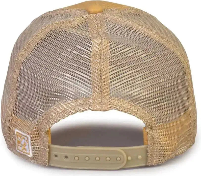 The Game Gb880 Soft Trucker Cap - Spirit Gold - Sand / one Size Fits Most