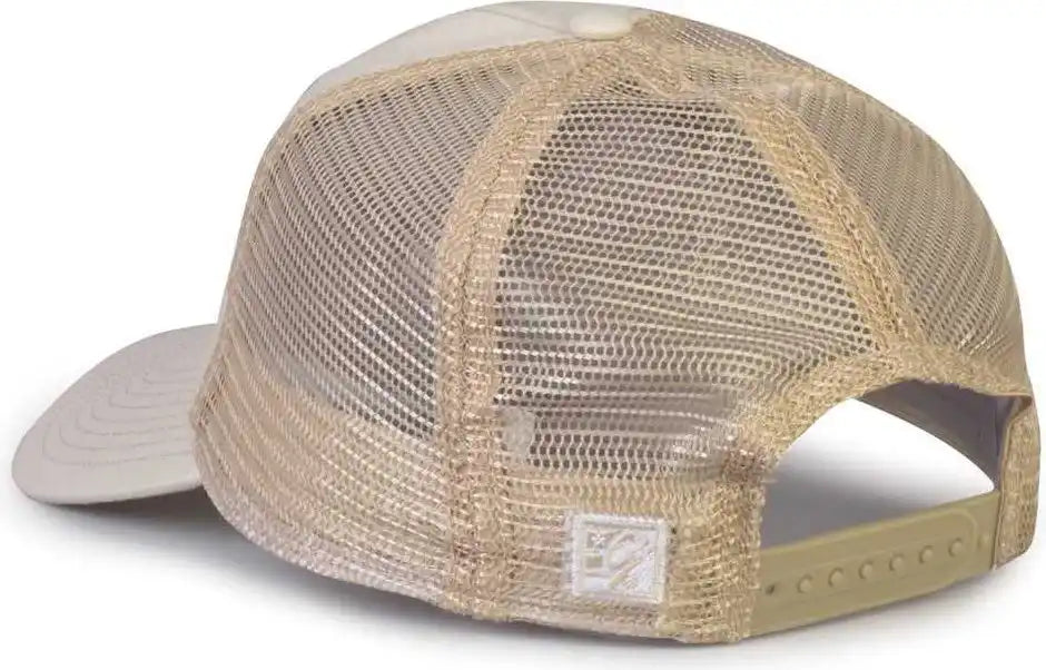 The Game Gb880 Soft Trucker Cap Stone Ivory Sand / one Size Fits Most