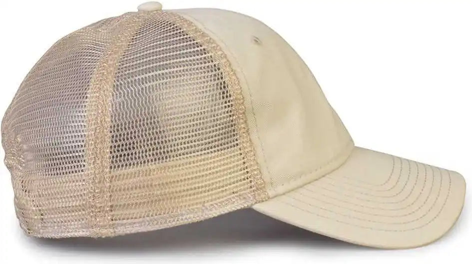 The Game Gb880 Soft Trucker Cap Stone Ivory Sand / one Size Fits Most