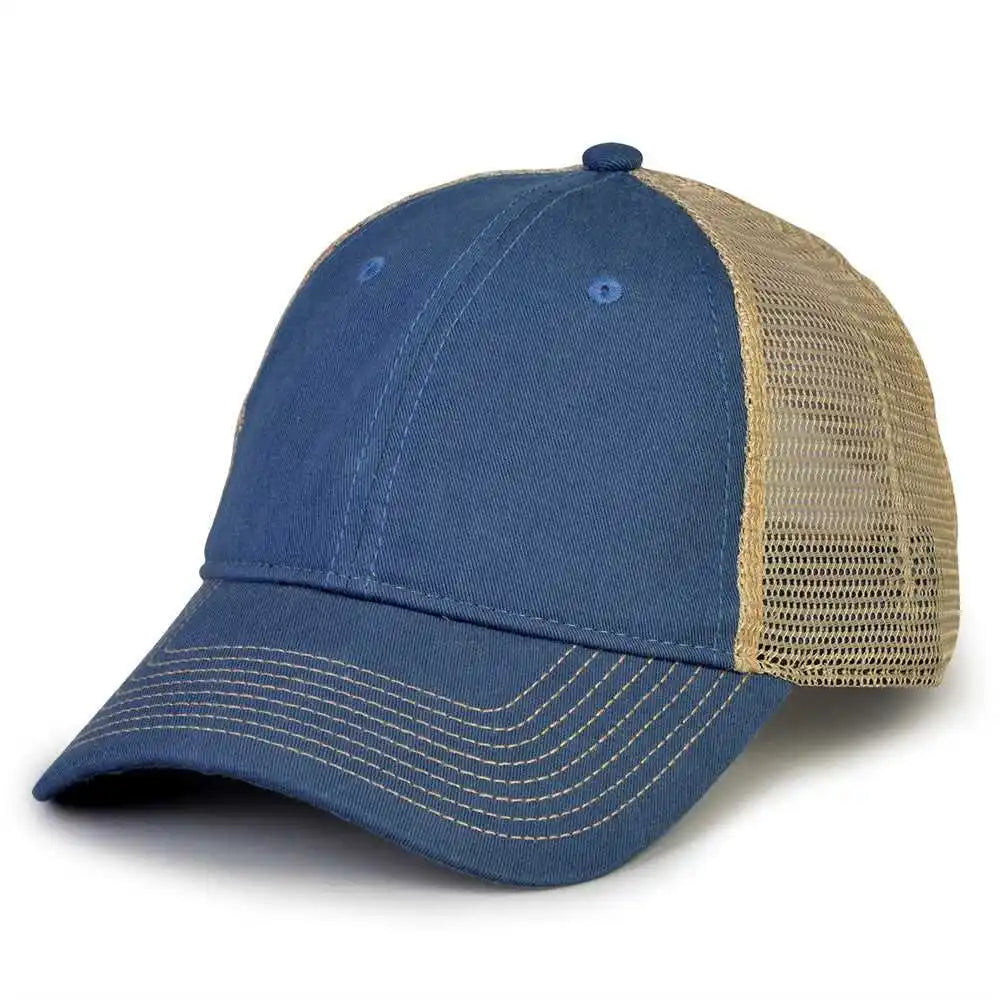 The Game Gb880 Soft Trucker Cap Vintage Blue Sand / one Size Fits Most