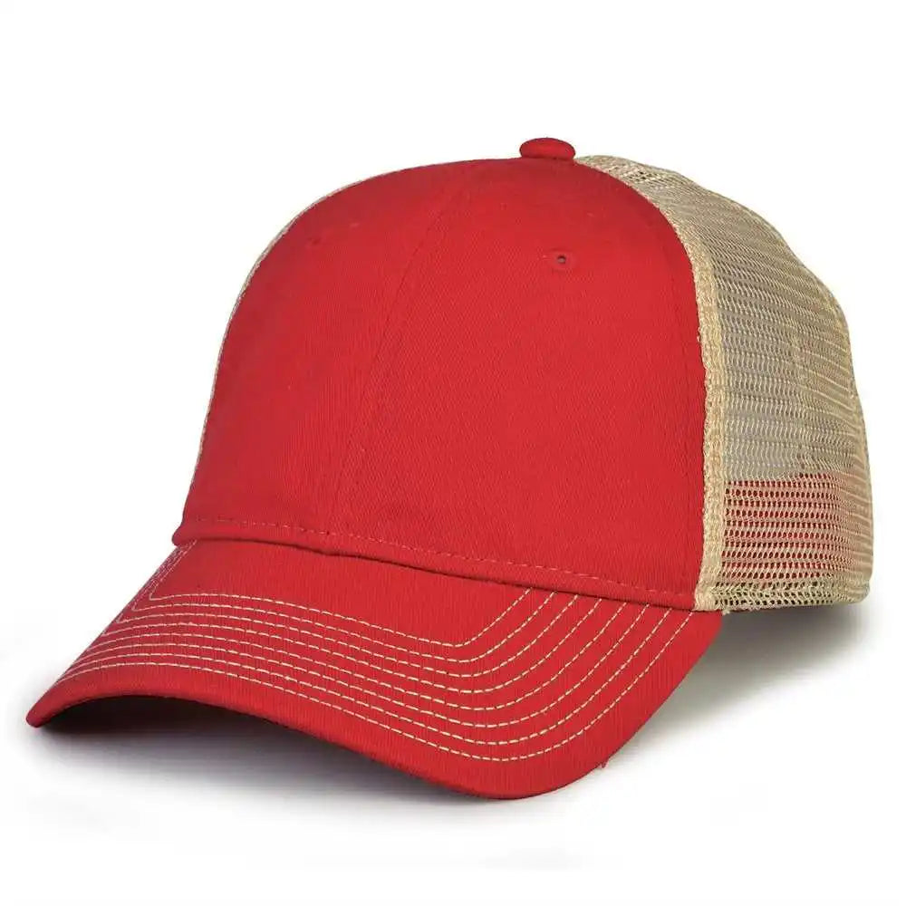 The Game Gb880 Soft Trucker Cap Vintage Red / one Size Fits Most