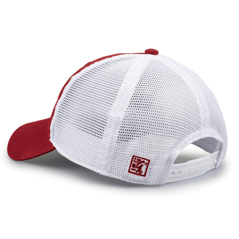 The Game Gb881 Soft Trucker Cap - Cardinal