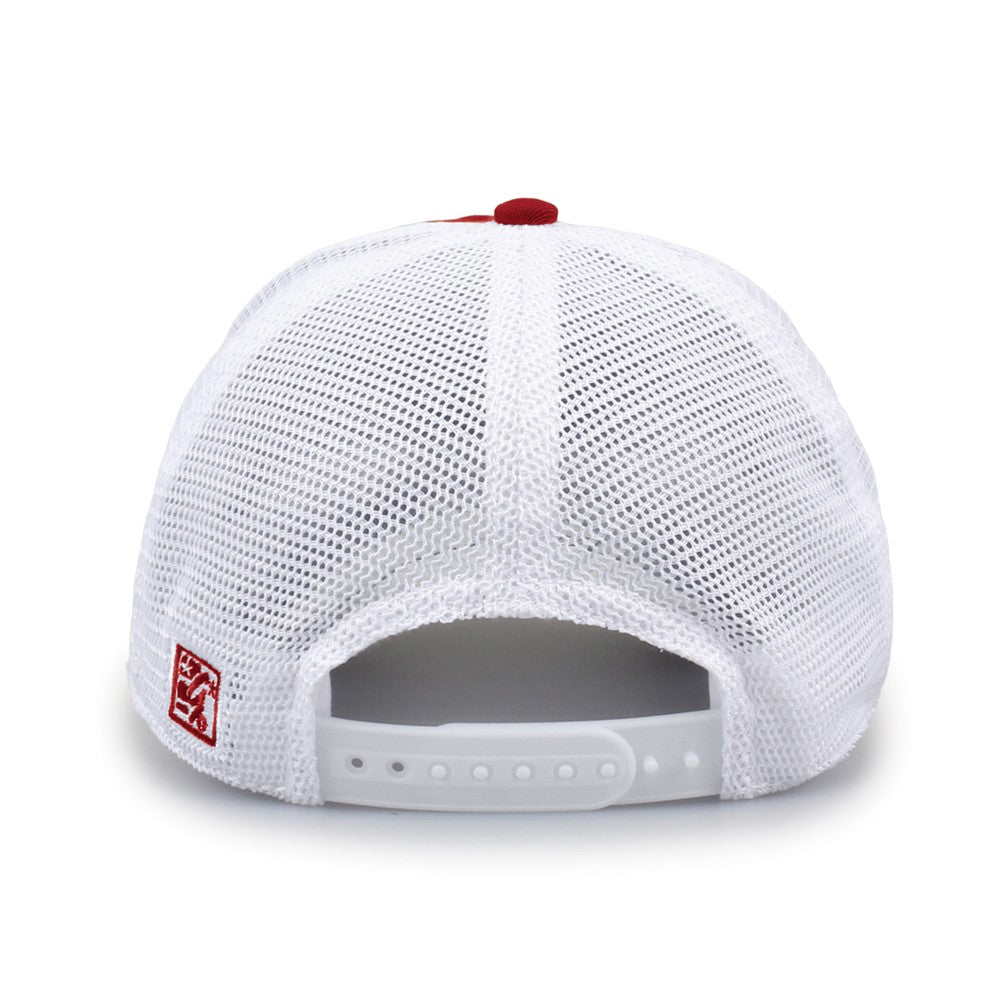 The Game Gb881 Soft Trucker Cap - Cardinal