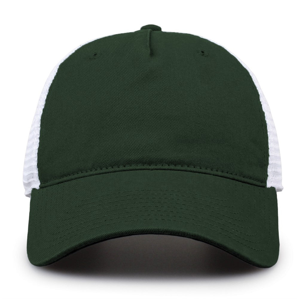 The Game Gb881 Soft Trucker Cap - Dark Green
