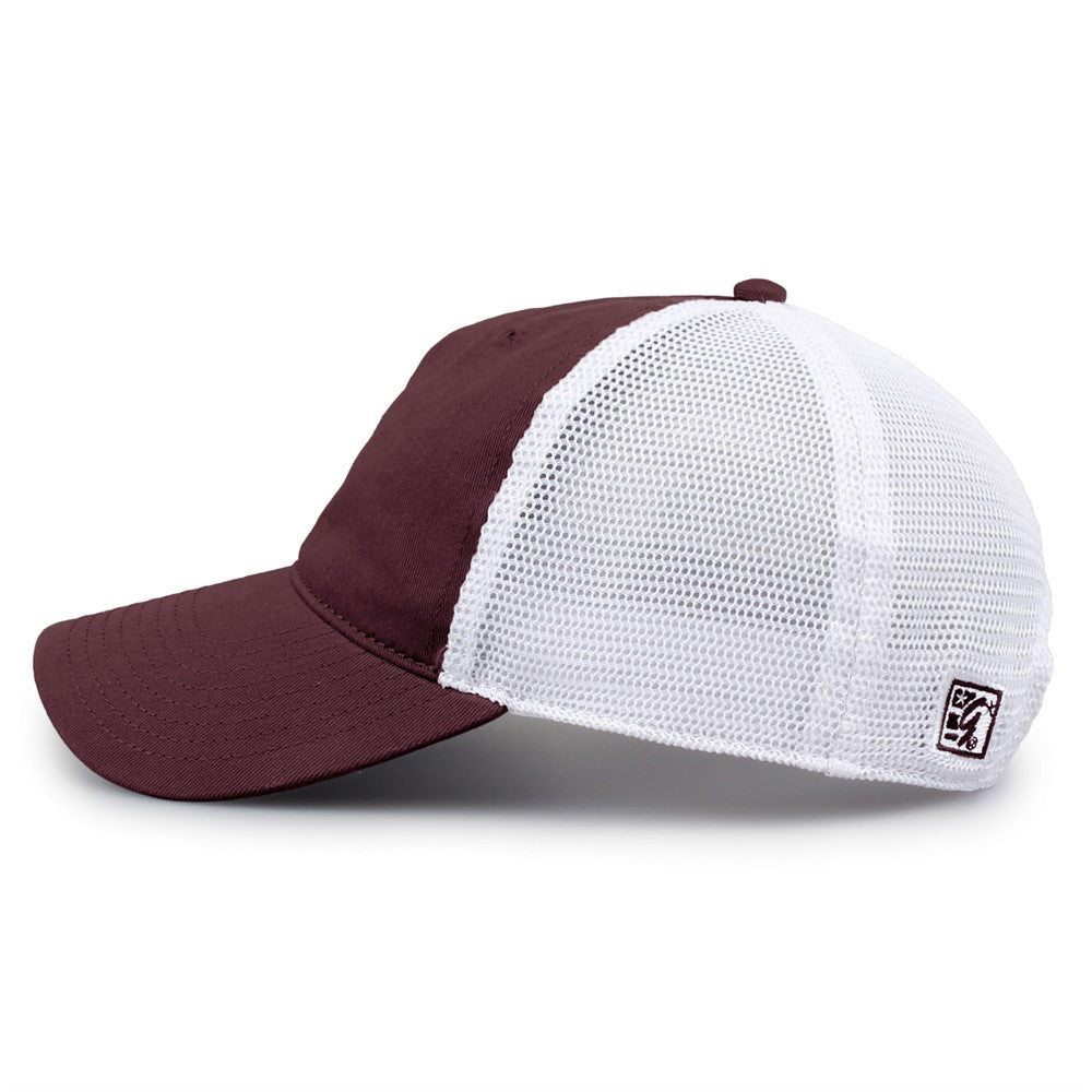 The Game Gb881 Soft Trucker Cap - Dark Maroon